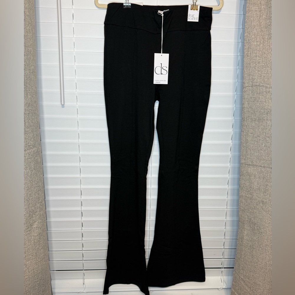 Stylish Black Flare Pants by